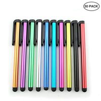 Evermarket Stylus Touch Screen Pen for iPad 2/3 3rd 4th iPad Air Pro iPhone 7 6s 6 Plus 4 4S 5 5S 5C SE iPod Touch (Pack of 30)