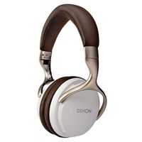 Denon AH-D1200 Over-Ear Premium Headphones with in-Wire Remote and Microphone (White)
