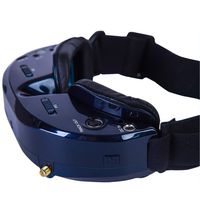 Skyzone SKY03O OLED /SKY03S 5.8GHz 48CH Diversity FPV Goggles Support OSD DVR HDMI with Head Tracker Fan LED for RC Racing Drone (SKY03S,Diamond Midnight Blue)