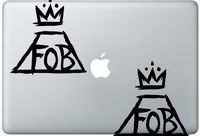Fall Out Boy Band Logo FlashDecals3586 Set Of Two (2x) , Decal , Sticker , Laptop , Ipad , Car , Truck