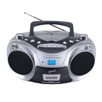 Supersonic SC-709 Portable MP3/CD Player with Cassette Recorder, AM/FM Radio & USB Input consumer electronics
