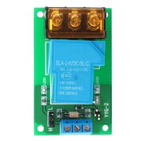 Relay Module Relay Power Switch Module, One Channel Relay Module Board High/Low Level Trigger with Optical Isolation Relay Module, 30A YYG-2 1 Relay Module with Optocoupler(24VDC)