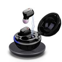 True Wireless Stereo Earbuds, Bluetooth V4.2 Wireless Headphones Touch Control Bluetooth In Ear Earphones with Wireless Charging Case, Noise-Canceling Bluetooth Earphones for iPhone Android Laptop