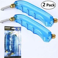 2 Pack Pistol Grip Oil Feed Glass Cutter - Heavy Duty Perfect for Cutting, Window Panes, Mirrors, Shelves, Scoring Glass Bottles and More