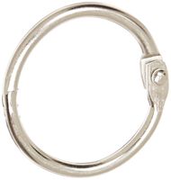 School Smart Nickel Plated Steel Loose Leaf Ring, 1 Inch, Pack of 100 - 36975