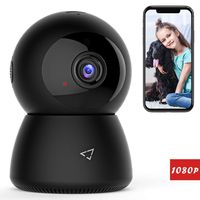 Victure 1080P FHD WiFi IP Camera Wireless 2.4 G WiFi Security Panoramic Viewing Camera with Motion Detection, 2-Way Audio, Night Vision, Home Surveillance Monitor for Baby/Pet/Elder