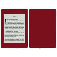 MightySkins Skin Compatible with Amazon Kindle Paperwhite 2018 (Waterproof Model) - Solid Burgundy | Protective, Durable, and Unique Vinyl Decal wrap Cover | Easy to Apply, Remove| Made in The USA