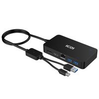 Surface USB Hub Docking,Ports with 1000M Ethernet Port, 4K HDMI, 2 x USB 3.0 Ports,1x USB 3.0 Port, SD/Micro SD Card Reader,Mini DP Docking Station for Surface Pro 2017/2018, Microsoft Surface Pro 5/6