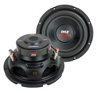 2) PYLE PLPW8D 8" 1600W Dual Voice Coil 4-Ohm Car Audio Subwoofers Speakers
