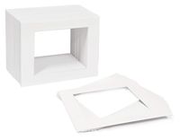 Golden State Art Acid Free, Pack of 50 11x14 White Picture Mats Mattes with White Core Bevel Cut for 8x10 Photo