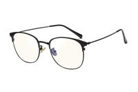 FEISEDY Half Frame Glasses Blue Light Blocking Filter Blue Ray Computer Game Glasses Women Men Eyeglasses B2494