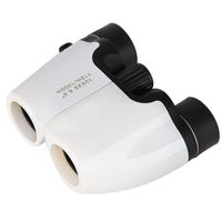 YUYI 10x22 Folding High Powered Binoculars, Compact HD Daily Waterproof Binoculars with BAK4 Prism FMC Lens for Bird Watching Travel Hunting Outdoor Sports Games and Concerts (1-White)