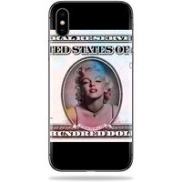 MightySkins Skin Compatible with Apple iPhone Xs - Monroe Currency | Protective, Durable, and Unique Vinyl Decal wrap Cover | Easy to Apply, Remove, and Change Styles | Made in The USA
