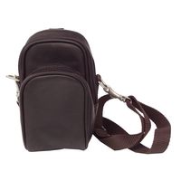 Piel Leather Camera Bag, Chocolate, One Size