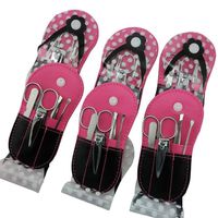 Spove Polka Dot Flip Flop Design Manicure Kit (Set of 6 Kits)