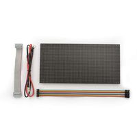 64x32 Flexible RGB LED Matrix Panel 4mm Pitch Compatible with Raspberry Pi, Arduino Mega 2560- Arduino Flex Led Display Screen for Microcontrollers with Large RAM and High Speed