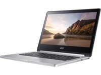 Acer R13 CB5-312T-K40U with Touch 13.3" Chromebook - Sparkly Silver; MediaTek M8173C Quad Core Processor 2.1GHz; Google Chrome OS; 4GB RAM; 64GB eMMC, Imagination PowerVR GX6250 Graphics