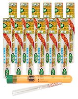 Cyclones Clear King Size"Tiki Tango" Pre Rolled Cones (12 Packs) with Rolling Paper Depot XL Kewl Tube