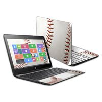 Mightyskins Skin Compatible with Hp Chromebook 11 G5 11.6" - Baseball | Protective, Durable, and Unique Vinyl Decal Wrap Cover | Easy to Apply, Remove, and Change Styles | Made in The USA