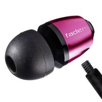 V-MODA Faders Tuned Metal Earplugs - Electro Pink