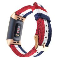 Abanen Nylon Band for Fitbit Charge 3, NOTA Colorful Woven Nylon Band Strap with Metal Stainless Steel Clasp Wristband for Fitbit Charge 3 / Fitbit Charge 3 SE