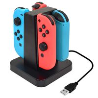 Oneme for Nintendo Switch Joy Con Charging Dock, 4 in 1 Charger Dock Designed Specifically for Nintendo Switch Gamer.