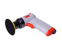 3M Random Orbital Sander ­- Compact Auto Body Sander - Pistol Grip - 3" x 1/8" Diam. Orbit - Pneumatic - Hook and Loop Pad