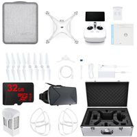DJI Phantom 4 Pro+ Quadcopter Drone w/Deluxe Controller CP.PT.000549 Travel Case + Virtual Reality Accessory Bundle