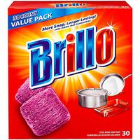 Brillo Jumbo Red Steel Wool Soap Pads (30-Count)