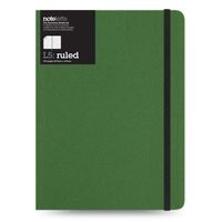 Letts Noteletts Universal Notebook, Large, Ruled, Green, 8.87 x 6.5 Inches, 192 Pages (LEN5RGN)