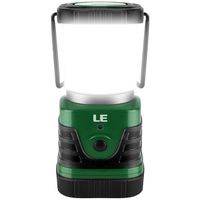 LE LED Camping Lantern Rechargeable, 1000LM, 4 Light Modes, 4400mAh Power Bank, IPX4 Waterproof, Perfect lantern flashlight for Hurricane Emergency, Hiking, Home and More, USB Cable Included