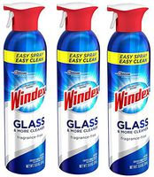Windex Aerosol Glass Cleaner​​​ ​​​​​​​​​​​​​​,13.8 oz, 2 Pack (3-Pack)
