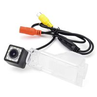 aSATAH 12 LED Car Rear View Camera for Ford Edge/Ford Edge Sport/Ford Edge Limited 2011~2014 & HD CCD Night Vision Waterproof and Shockproof Reversing Backup Camera (12 LED)