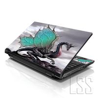 LSS Laptop 15 15.6 Skin Cover with Colorful Dinosaurs Pattern for HP Dell Lenovo Apple Asus Acer Compaq - Fits 13.3" 14" 15.6" 16" (2 Wrist Pads Free)