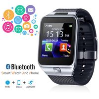 indigi 2-in-1 Wireless Compatible with Bluetooth (iOS or Android) Smart Watch & Phone w/Camera + Pedometer + Sleep Tracker