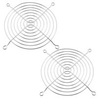 uxcell a12050300ux0689 Metal 150 mm CPU Fan Grill Guard Protector 2 Pcs for PC Computer Pack of 2