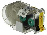 Panduit T100X000C1C-BK P1 Cassette Continuous Tape Label, Nylon Cloth, Blue/White