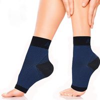 EANUR High Quality Compression Stockings, Men's and Women's Plantar Fasciitis Socks, Plantar Fasciitis Bow, Arch Support, Swelling Relief, Heel Spurs（1 Pair） (M)