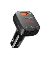 Anker Roav SmartCharge T2 Bluetooth FM Transmitter for Car, Audio Adapter and Receiver, Car Charger, Power IQ 3.0, Bluetooth 5.0, Wireless Calling, Noise Cancellation