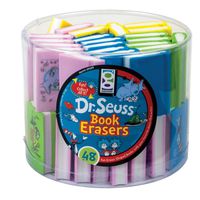 Raymond Geddes Dr. Seuss Book Eraser 48 Pack (69689)