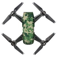 OK-STORE Exclusive Decoration Wrap Sticker Skin for DJI Spark Drone Body Shell, DJI Spark Intelligent Portable Mini Drone Decal Pasting Palm launch Mini Quadcopter Water-resistant PVC Dec Kit 3M Film