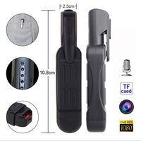 T189 Mini Spy Camera Pen - HD 1080P Clip On Body Camera - Small Hidden Camera Video Recorder - Security Surveillance Portable Pocket Cam - Tiny Meeting Camera