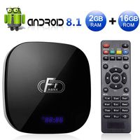 Sidiwen Android 8.1 TV Box F1 2GB RAM 16GB ROM Amlogic S905W Quad-Core Cortex-A53 CPU 2.4G WiFi Ethernet Support 3D 4K H.265 Smart Media Player
