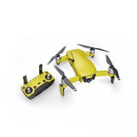 Solid State Yellow 51 Piece Decal Kit for DJI Mavic Air Drone - Includes Drone Skin, Controller Skin and 3 Battery Skin