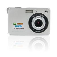 18 Mega Pixels 3.0MP CMOS Sensor 2.7 inch TFT LCD Screen HD 720P Digital Camera (Silvery)