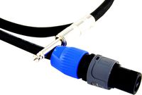 Conquest Sound N2Q14 6 6-Foot 2 Pole Speakon to 1/4-Inch 14 Gauge 2 Conductor Wire, Neutrik NL2FC and 1/4-Inch Male