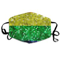 Gay Pride Rainbow Flag Bling Bling Dust Mask,Washable and Reusable Cleaning Gardening Outdoor Activities Warm Windproof Mask