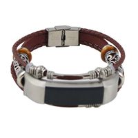 Watch Strap, Hot Sale ! ღ Ninasill ღ Replacement Leather Wristband Band Strap Bracelet for Alta Alta HR (Brown)