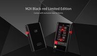 Shanling M2x Portable Music Player HiFi Music Player Bluetooth MP3 Player High Resolution Audio Player (Black-Red Limited Edition) ...