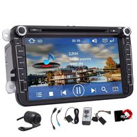 8 Inch Car GPS Navigation Car DVD Player in Dash Head Unit Radio Stereo for Volkswagen VW Jetta Golf Skoda Passat Seat +Canbus